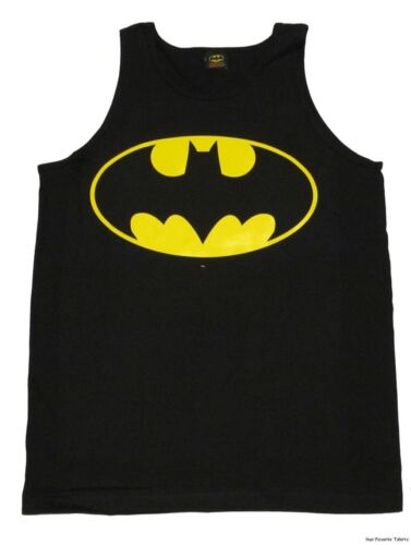 DC Comics Batman Classic Logo Symbol Black Tank Top