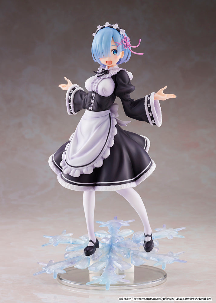 TAITO - Re:Zero Starting Life in Another World - Rem Winter Maid Image Ver. AMP Figure