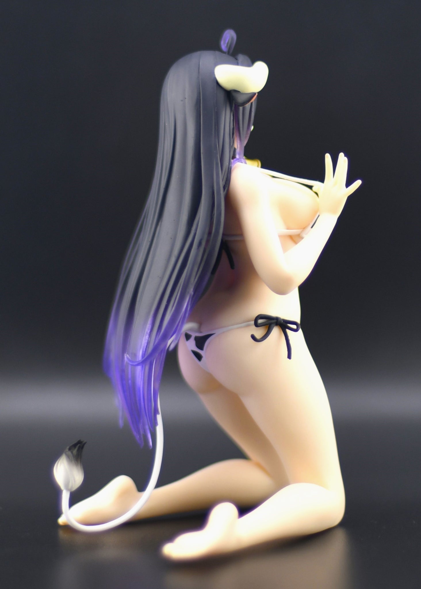 Taito - Overlord - Albedo Cow Print Swimsuit Ver - Desktop Cute Figure - Fundom