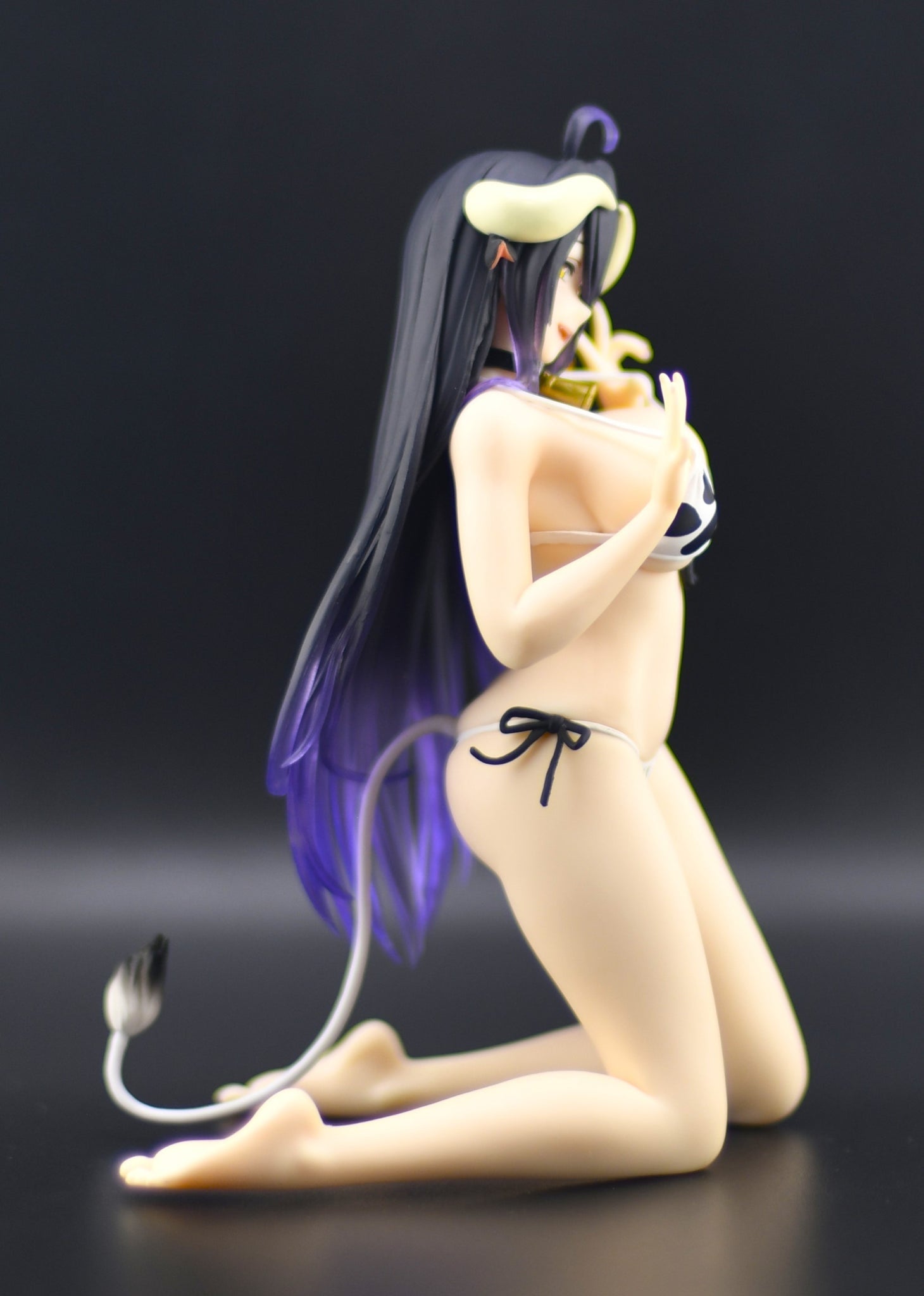 Taito - Overlord - Albedo Cow Print Swimsuit Ver - Desktop Cute Figure - Fundom