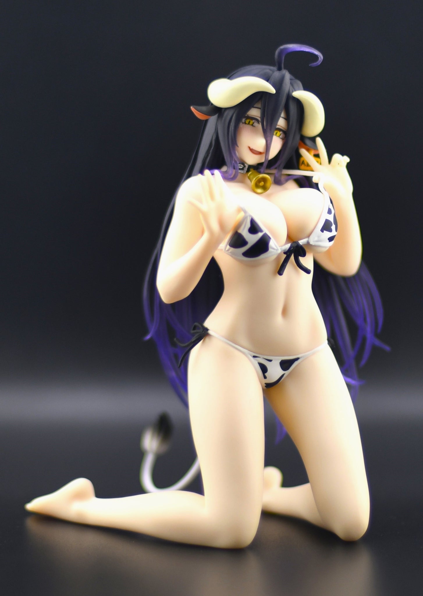 Taito - Overlord - Albedo Cow Print Swimsuit Ver - Desktop Cute Figure - Fundom