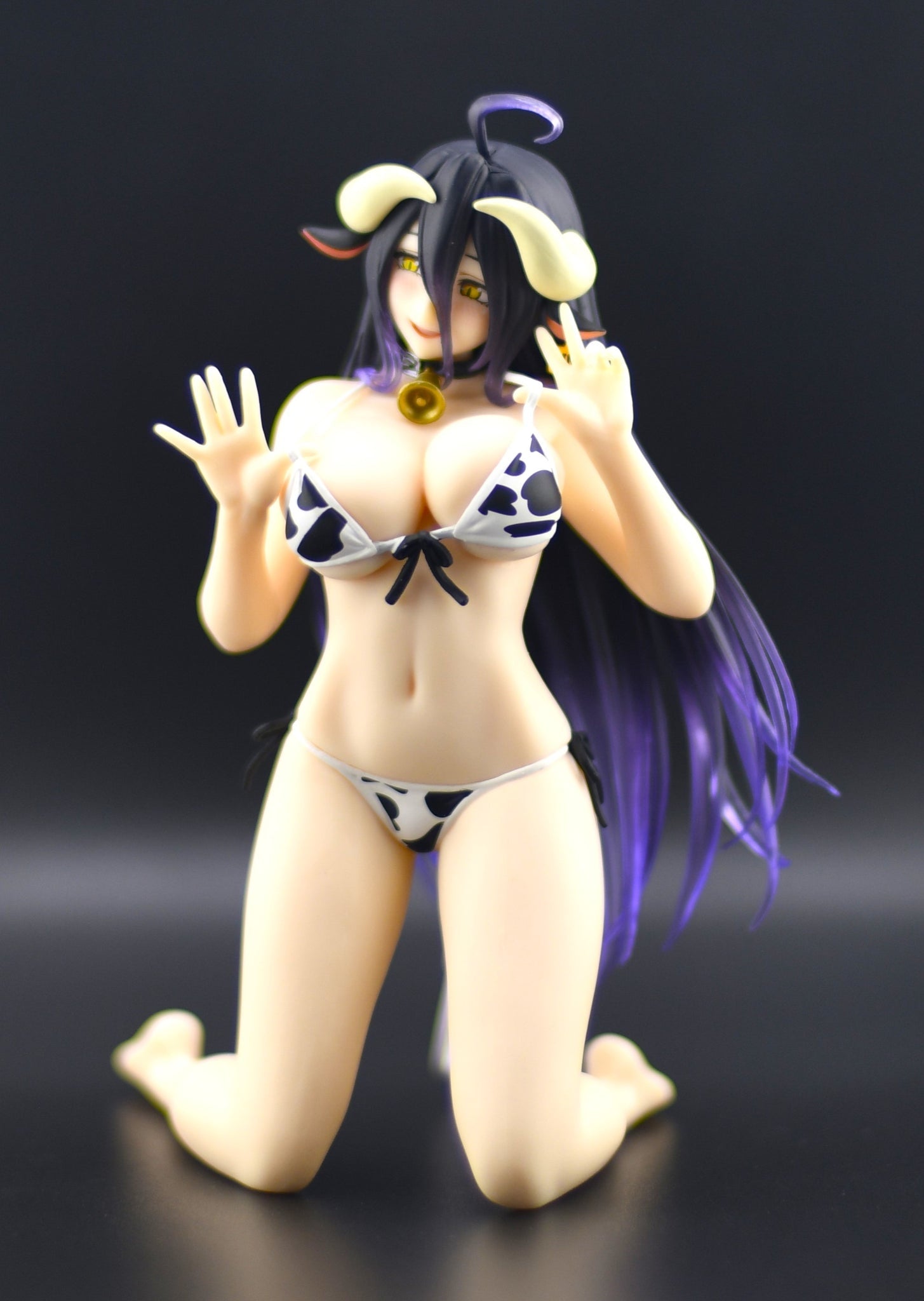 Taito - Overlord - Albedo Cow Print Swimsuit Ver - Desktop Cute Figure - Fundom
