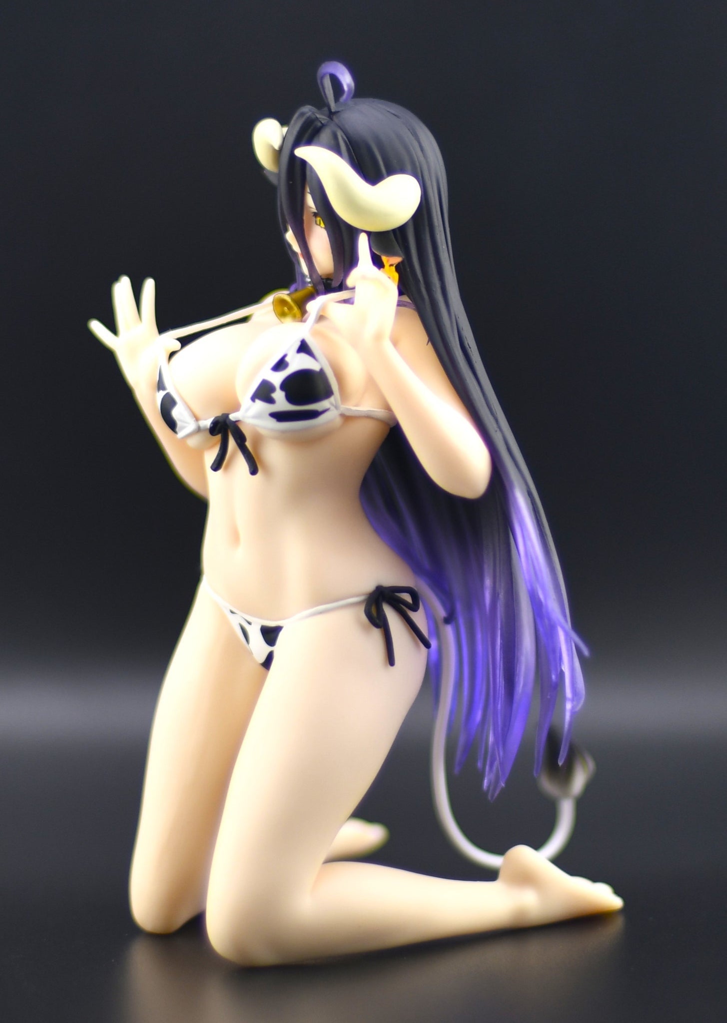 Taito - Overlord - Albedo Cow Print Swimsuit Ver - Desktop Cute Figure - Fundom