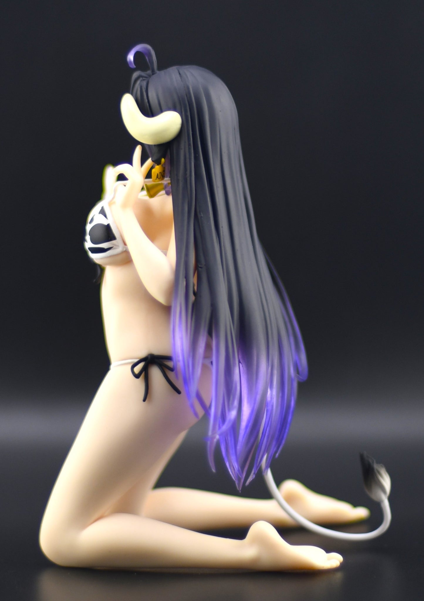 Taito - Overlord - Albedo Cow Print Swimsuit Ver - Desktop Cute Figure - Fundom