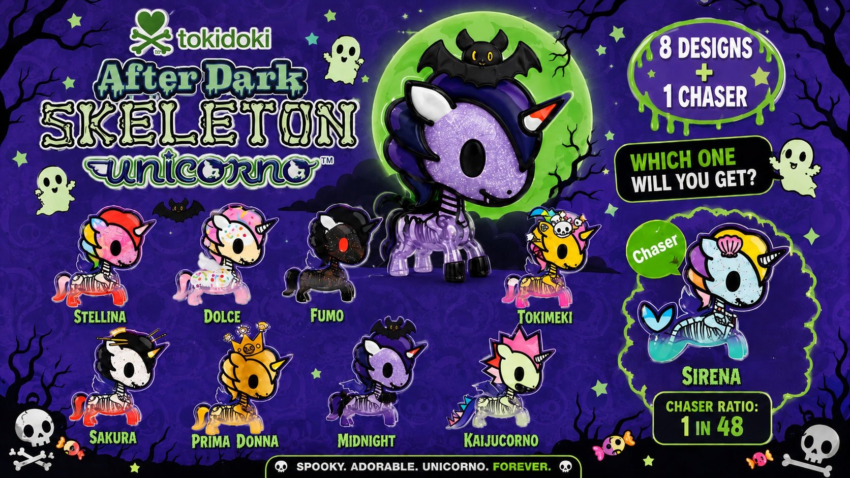 Tokidoki - Unicorno - After Dark Skeleton - Figure Blind Box - Fundom