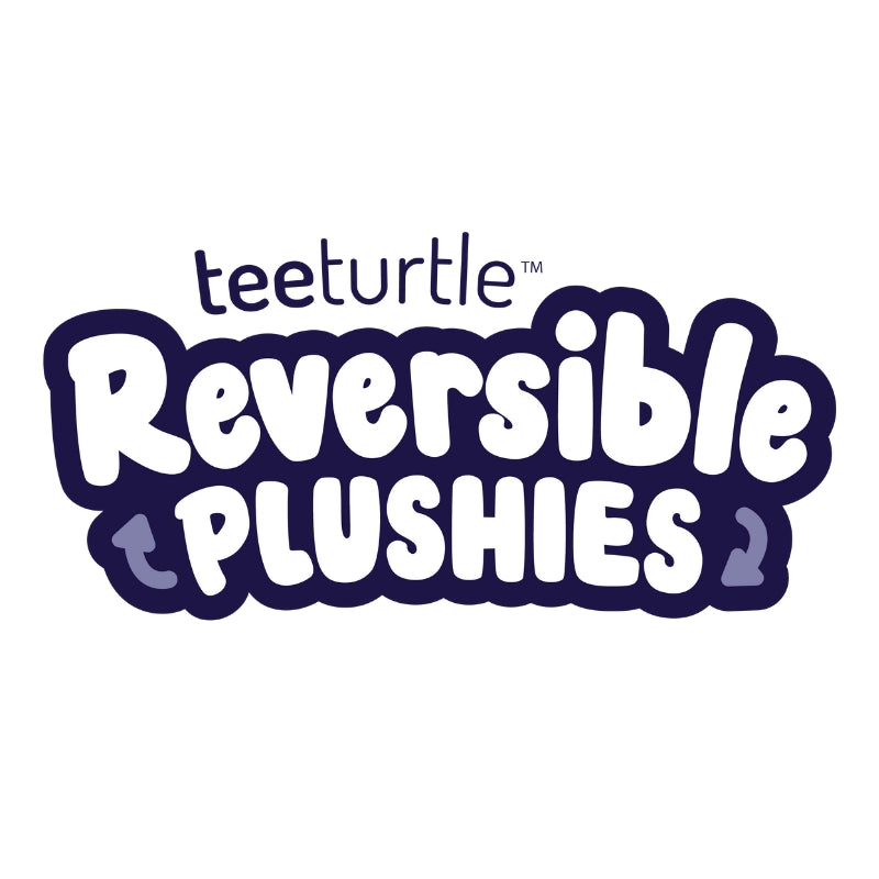 TeeTurtle - Cat and Glow-in-the-Dark Skeleton - Reversible Plush
