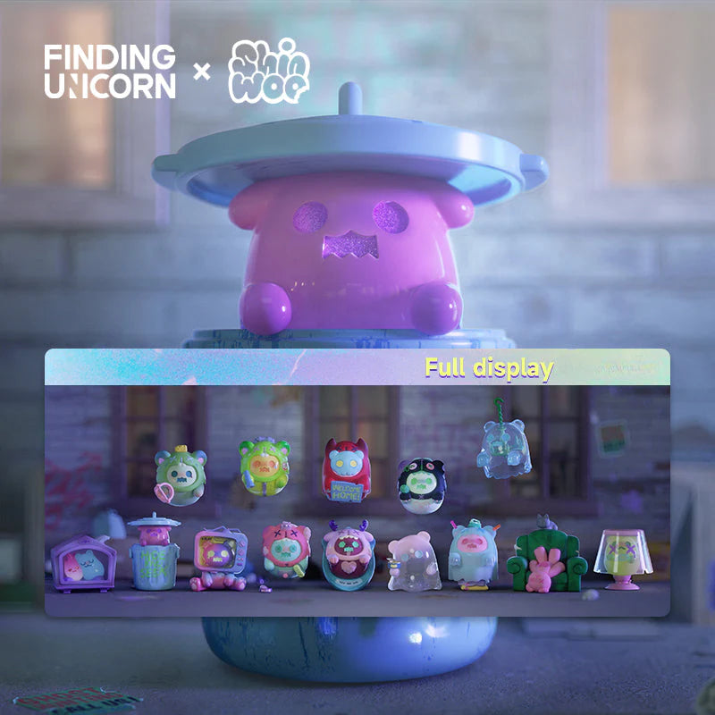 Top Toy Finding Unicorn Shinwoo Ghost Bear House Blind Box Figure