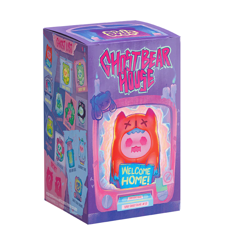 Top Toy Finding Unicorn Shinwoo Ghost Bear House Series Blind Box