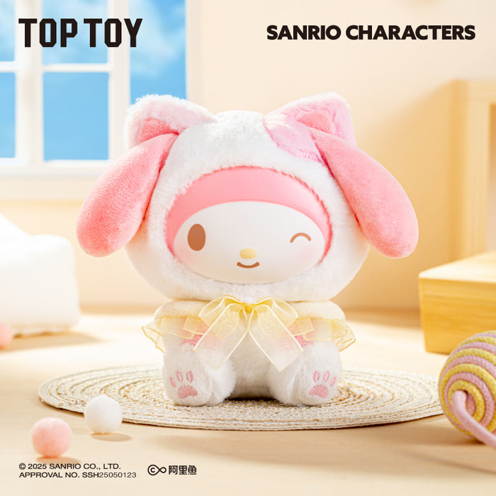 Top Toy Sanrio Play with Kittens Series Plush Keychains Gift Blind Box