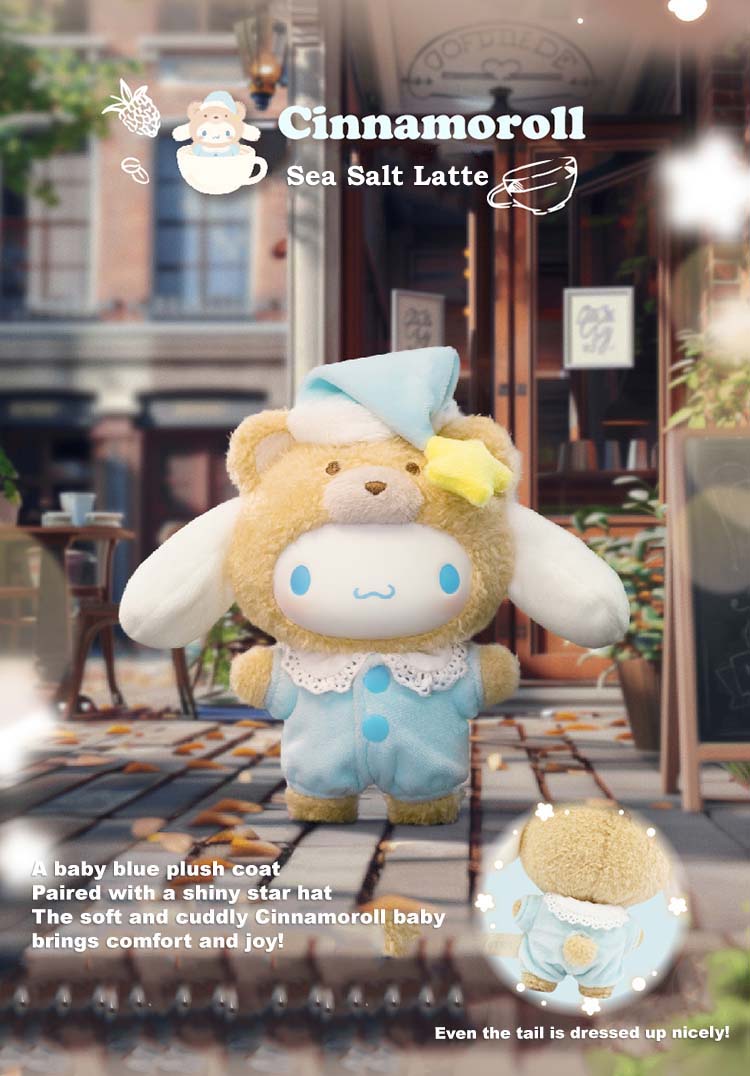 Top Toy Sanrio Characters Latte Baby Plush Mystery Box