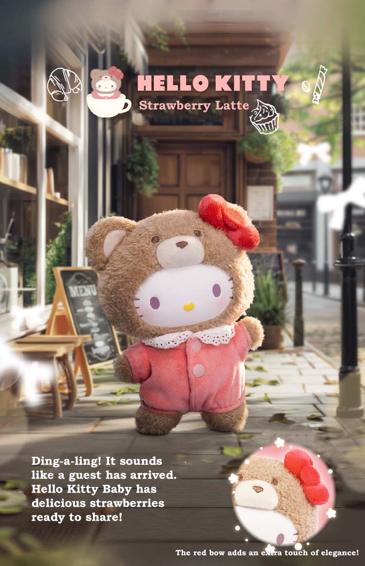 Top Toy Sanrio Characters Latte Baby Plush Mystery Box