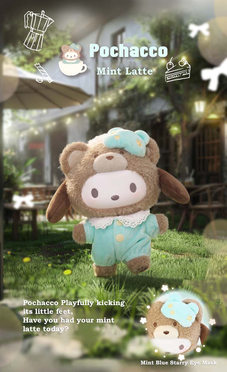 Top Toy Sanrio Characters Latte Baby Plush Mystery Box