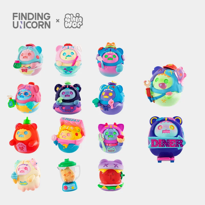 Top Toy Finding Unicorn Shinwoo Ghost Diner Series Blind Box