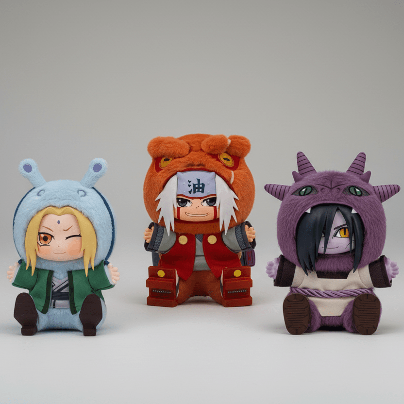 Pierrot - Naruto Shippuden - Beast Party V2 Series Plush Dolls Blind Box - Fundom