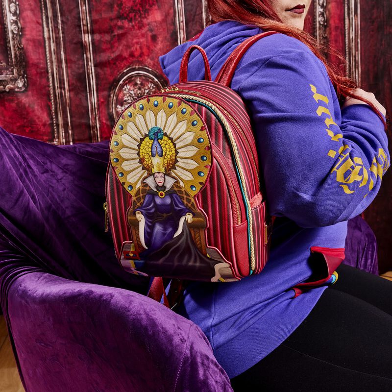 Loungefly Disney Snow White Evil Queen Throne Mini Backpack