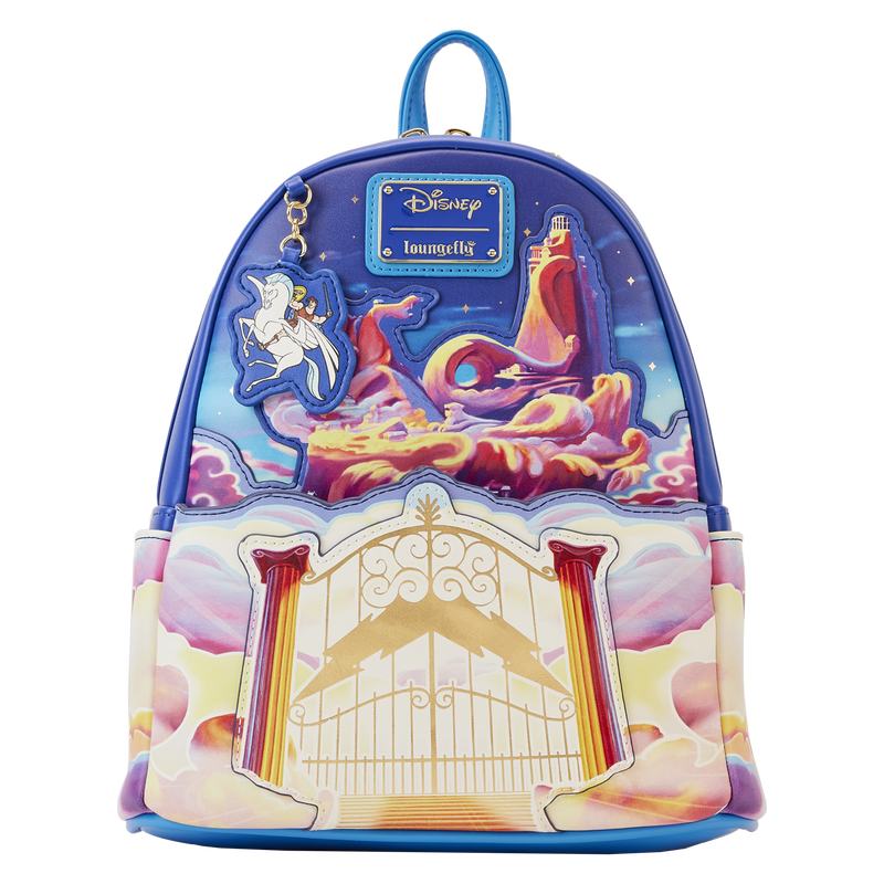 Loungefly Disney Hercules Mount Olympus Golden Gates Mini Backpack