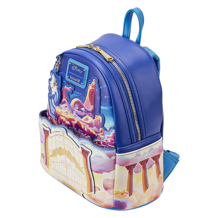 Loungefly Disney Hercules Mount Olympus Golden Gates Mini Backpack