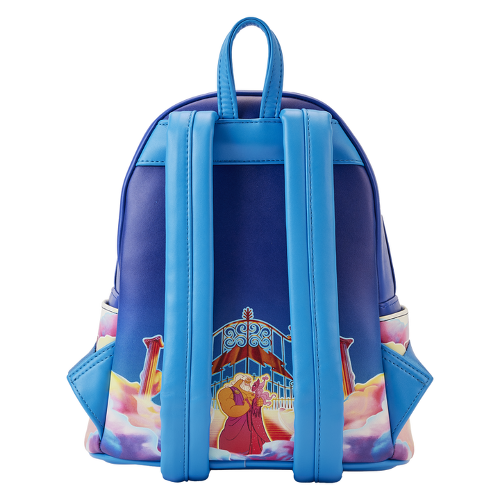 Loungefly Disney Hercules Mount Olympus Golden Gates Mini Backpack