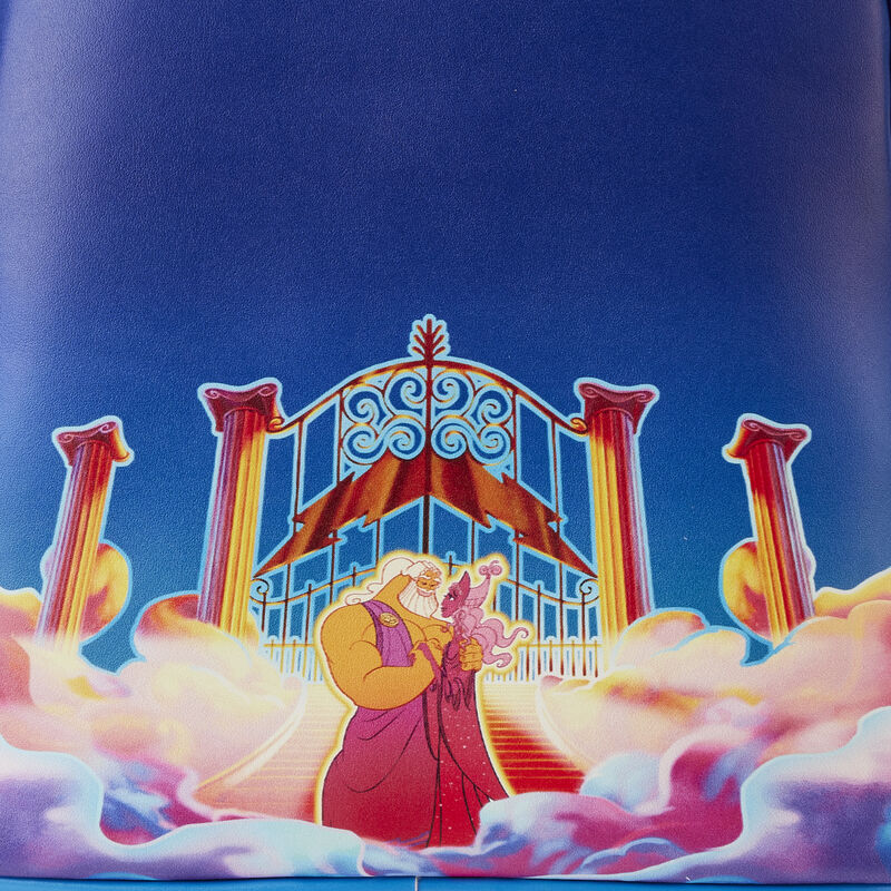 Loungefly Disney Hercules Mount Olympus Golden Gates Mini Backpack