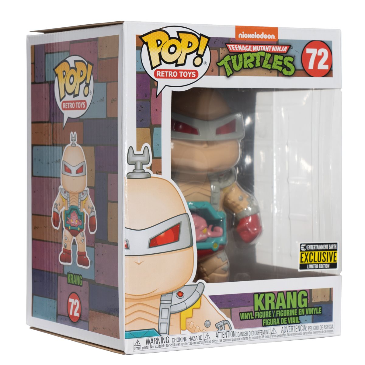 Funko Pop! Teenage Mutant Ninja Turtles Krang 6in. Entertainment Earth Exclusive