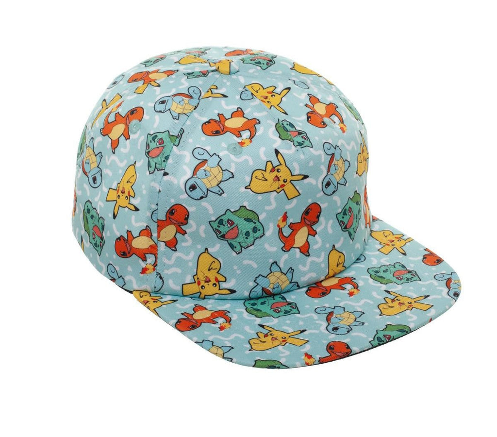 Pokemon - Pikachu and Characters Sublimated Snapback Hat