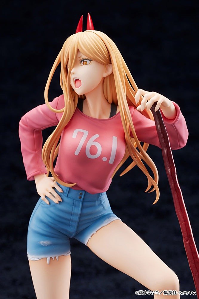 AmiAmi x AMAKUNI - Chainsaw Man - Power 1/7 Scale Figure - Fundom