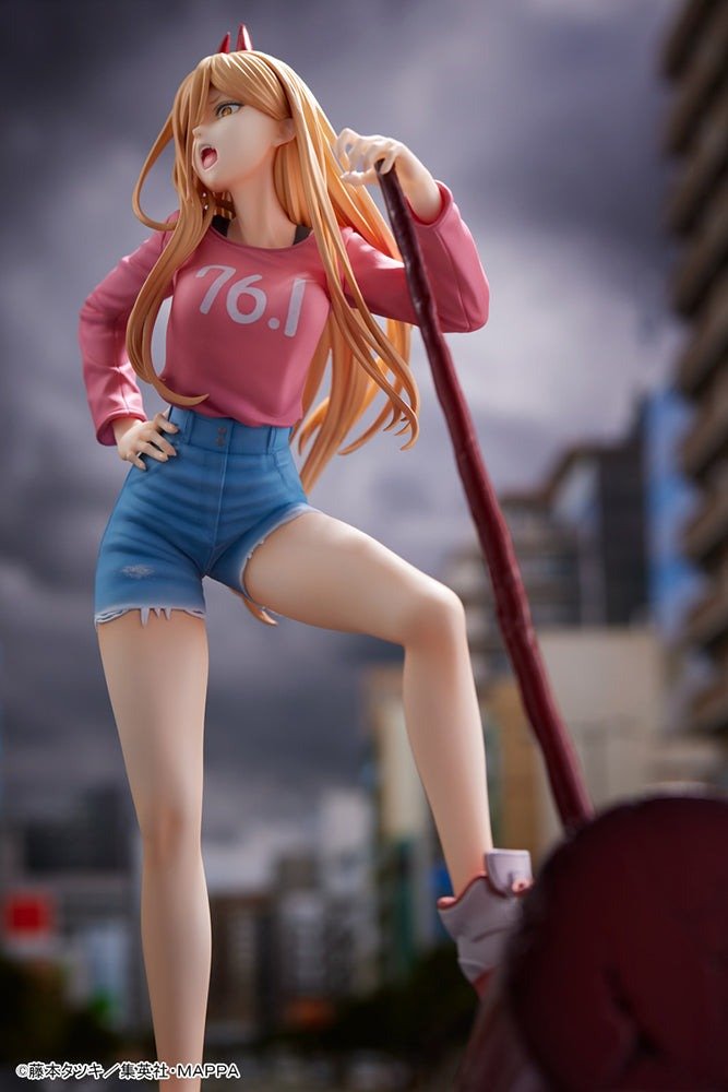 AmiAmi x AMAKUNI - Chainsaw Man - Power 1/7 Scale Figure - Fundom