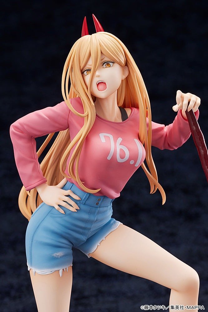 AmiAmi x AMAKUNI - Chainsaw Man - Power 1/7 Scale Figure - Fundom