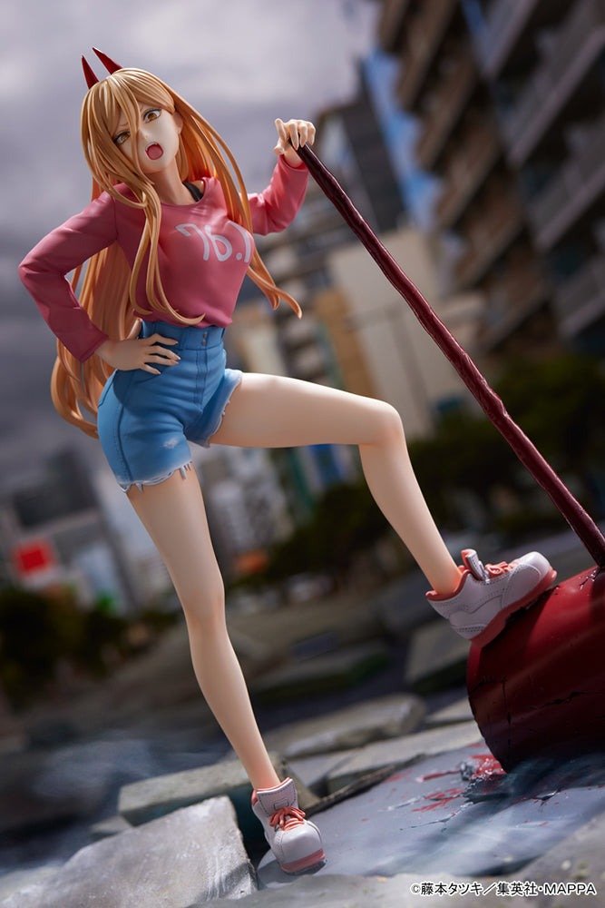 AmiAmi x AMAKUNI - Chainsaw Man - Power 1/7 Scale Figure - Fundom