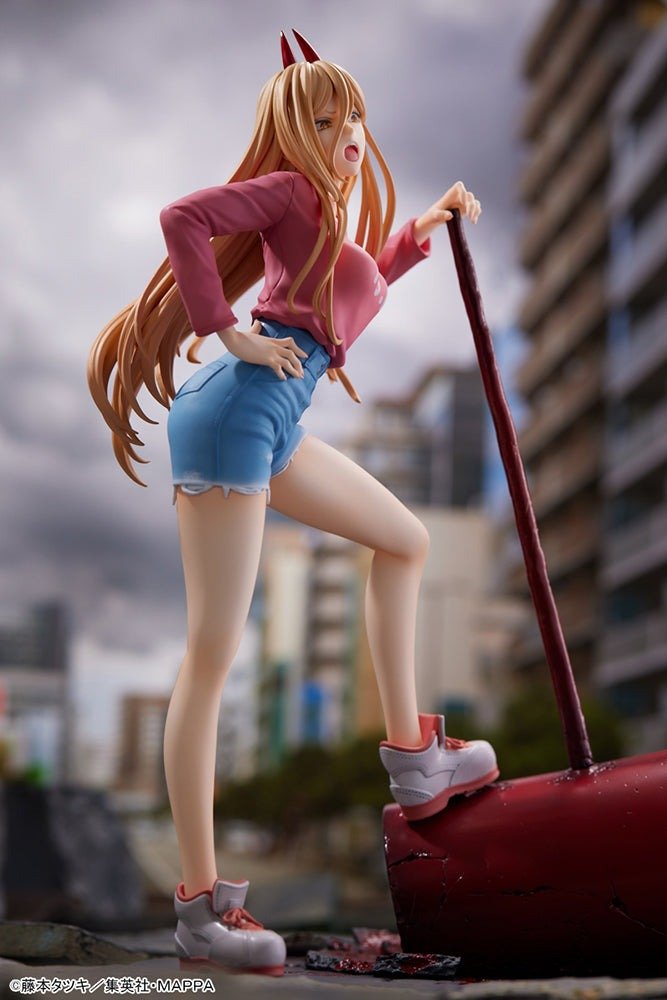 AmiAmi x AMAKUNI - Chainsaw Man - Power 1/7 Scale Figure - Fundom