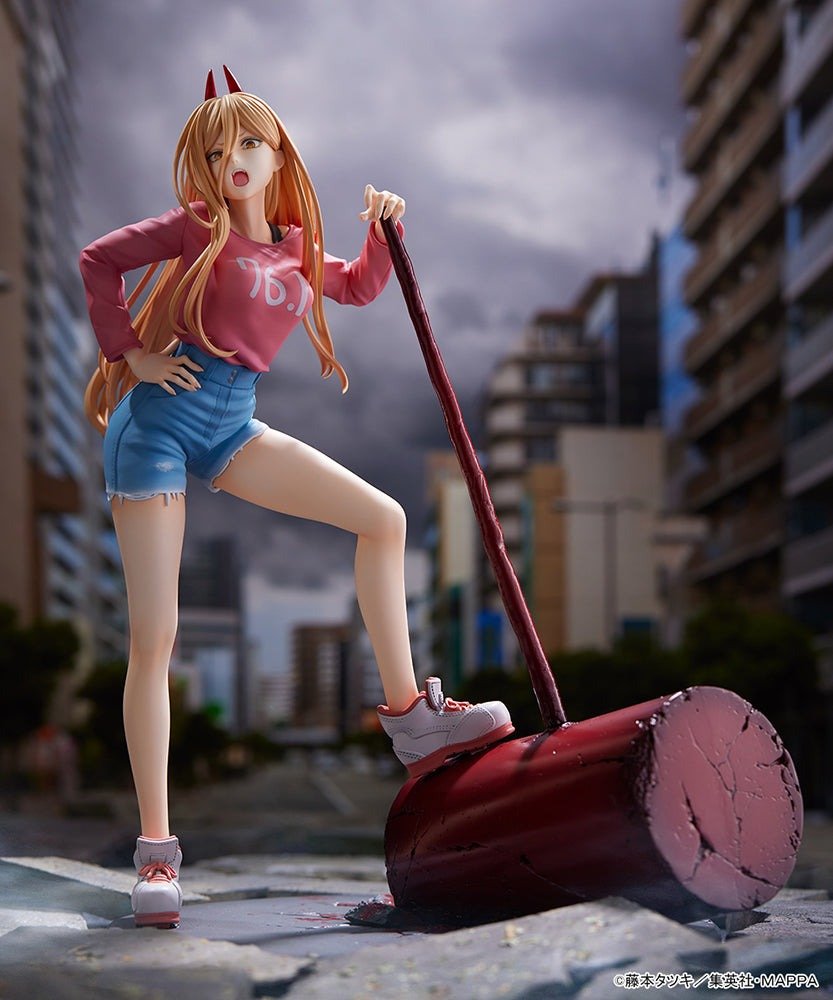AmiAmi x AMAKUNI - Chainsaw Man - Power 1/7 Scale Figure - Fundom