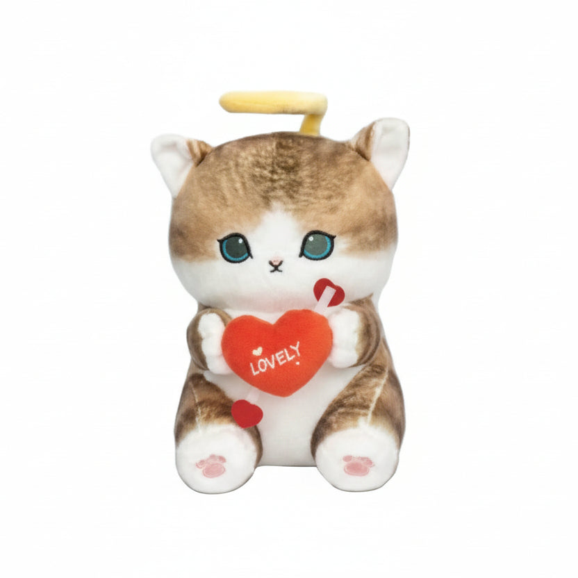 Mofusand Angel Cat Plush 9"