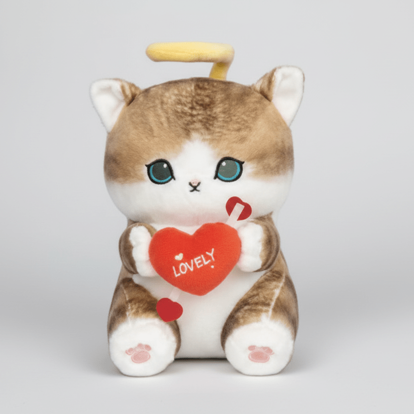 Mofusand Angel Cat Plush 9" - Fundom