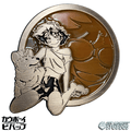 Antique Gold Ein - Cowboy Bebop Portrait Series - Collectible Pin - Fundom