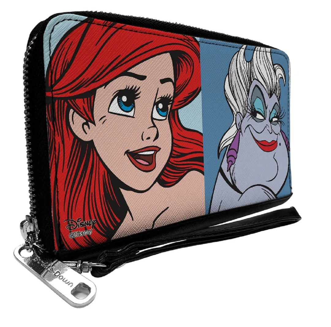 Disney - The Little Mermaid - Ariel and Ursula - Womens Zip Wallet