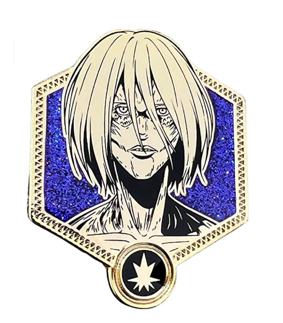 Attack on Titan Golden Female Titan Annie Collectible Enamel Pin - Fundom