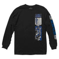 Attack On Titan Scout Regiment Kanji On Sleeves Officially Licensed Adult Long Sleeve T-Shirt - Fundom