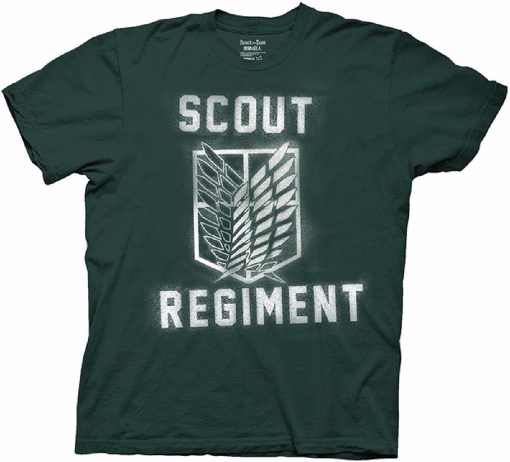 Attack On Titan Splatter Paint Scout Regiment Adult T-Shirt - Fundom