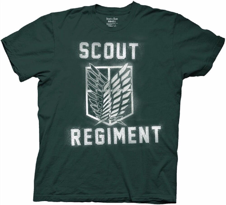 Attack On Titan Splatter Paint Scout Regiment Adult T-Shirt - Fundom