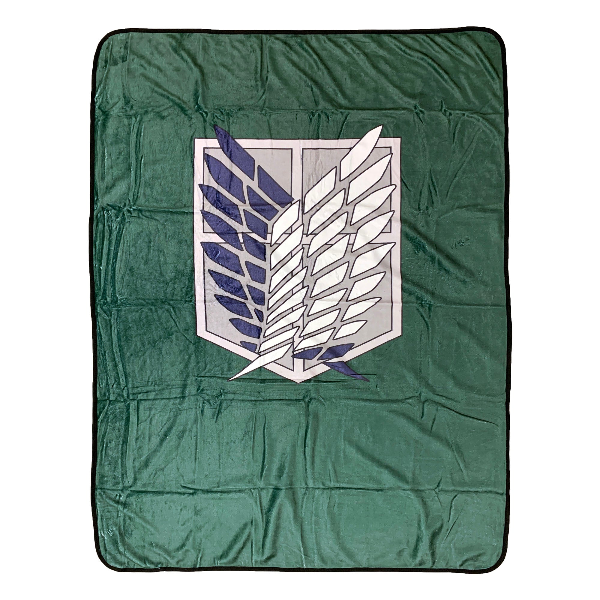 Attack On Titan Survey Corps Anime Fleece Throw Blanket 45in. By 60in. - Fundom