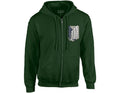 Attack On Titan Survey Corps Logo Anime Adult Hoodie - Fundom