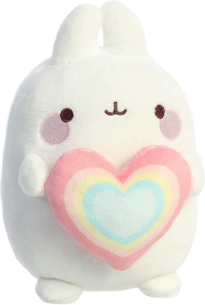 Aurora - Molang - 6" Rainbow Heart Molang Plush - Fundom