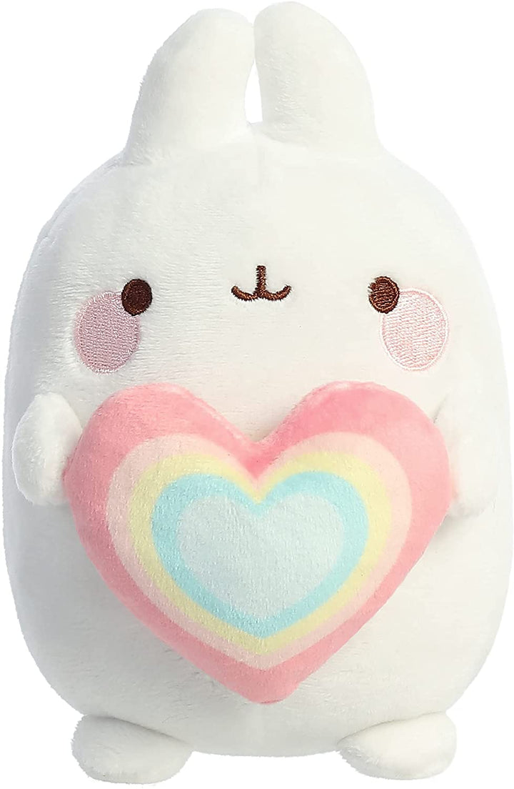 Aurora - Molang - 6" Rainbow Heart Molang Plush - Fundom