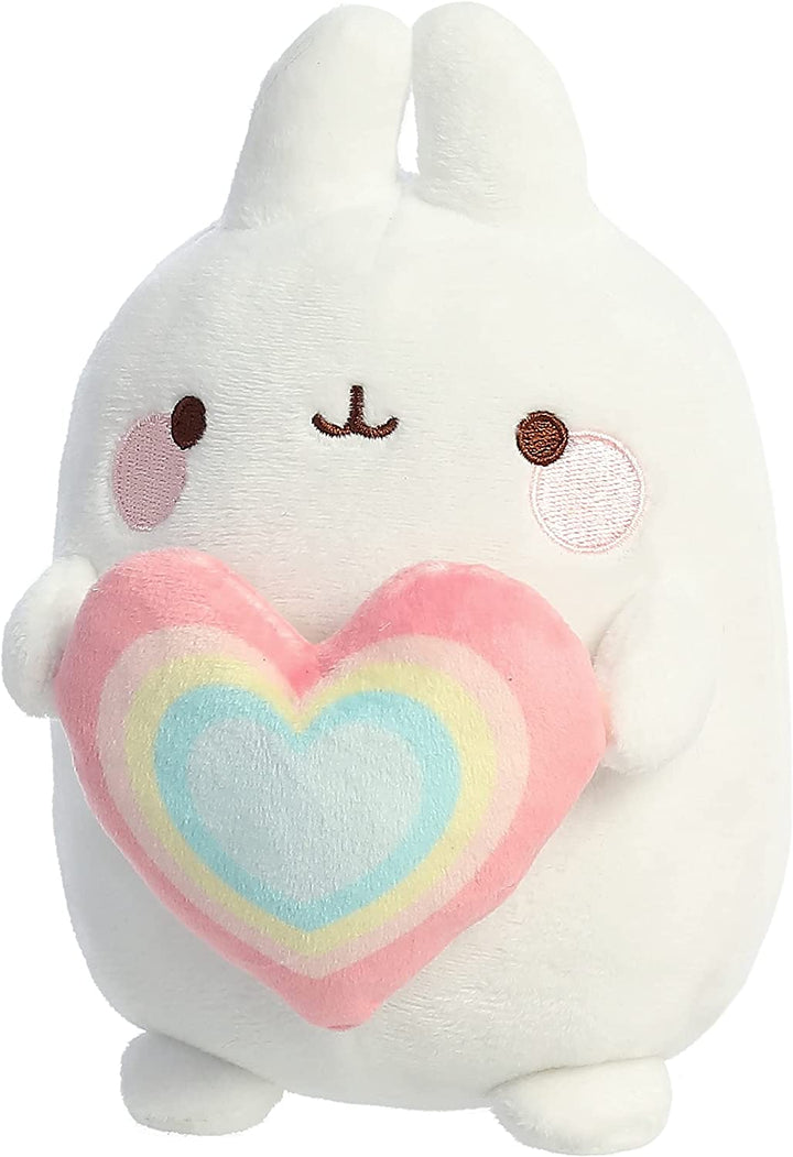 Aurora - Molang - 6" Rainbow Heart Molang Plush - Fundom