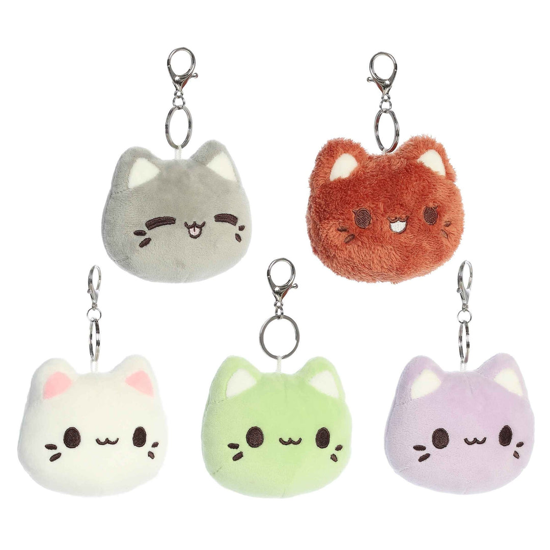 Aurora - Tasty Peach - 4" Meowchi Face Blind Bag Keychain - Fundom