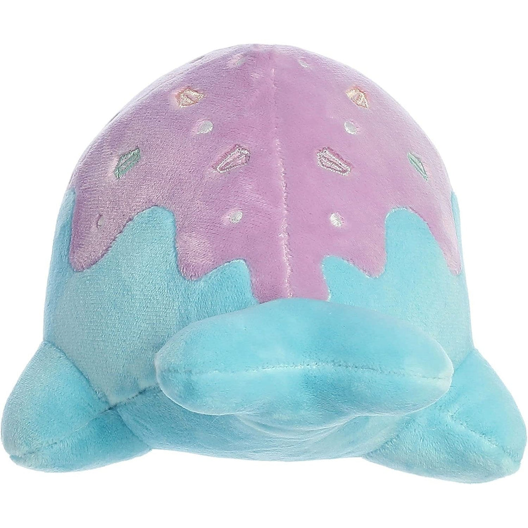 Aurora - Tasty Peach - 7" Birthday Cake Nomwhal Plush - Fundom