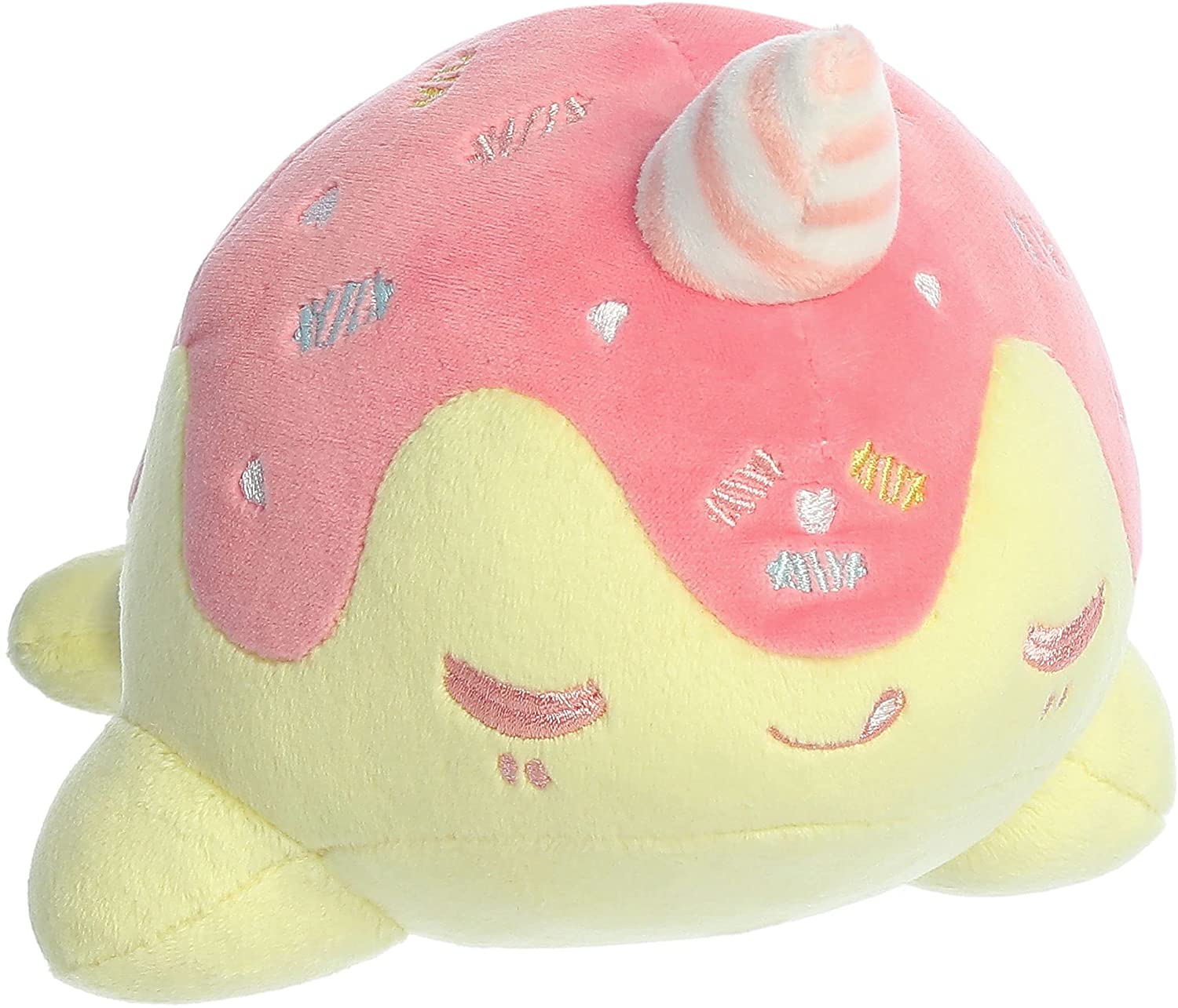 Aurora - Tasty Peach - 7" Bubble Gum Nomwhal Plush - Fundom
