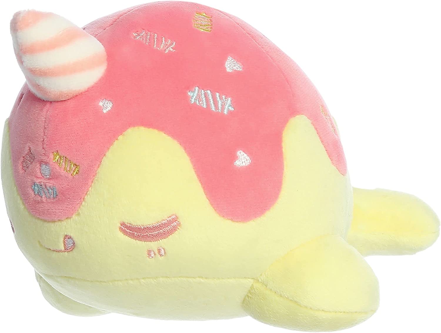 Aurora - Tasty Peach - 7" Bubble Gum Nomwhal Plush - Fundom
