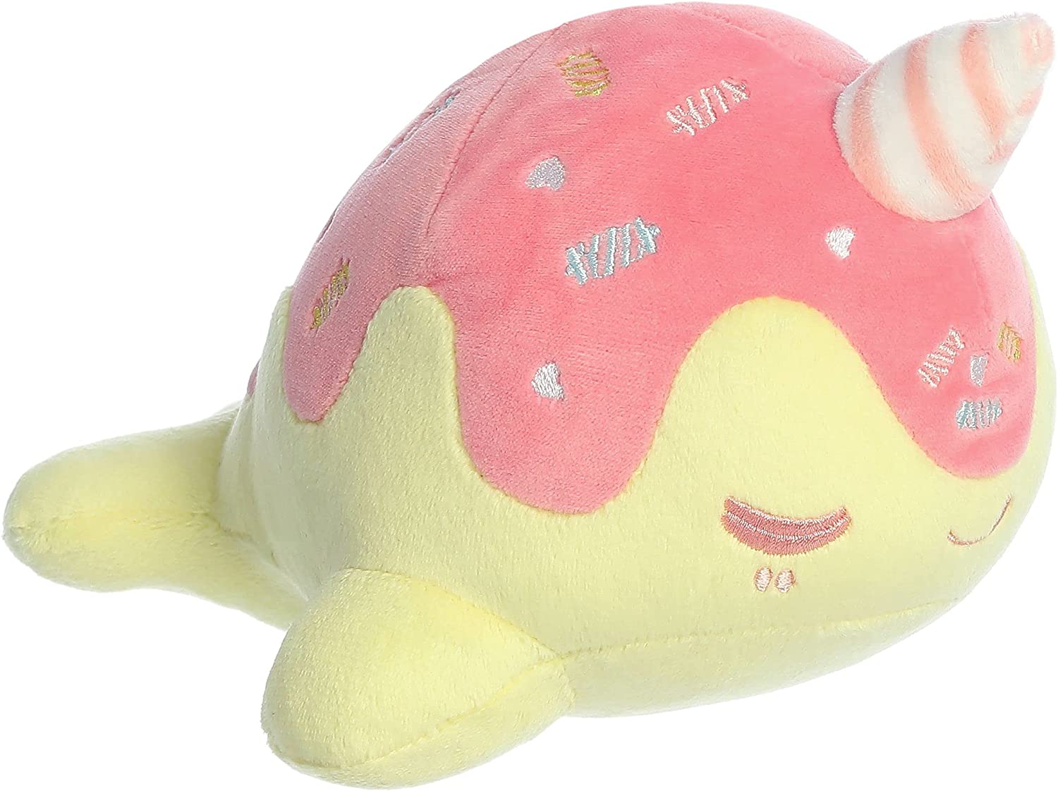 Aurora - Tasty Peach - 7" Bubble Gum Nomwhal Plush - Fundom