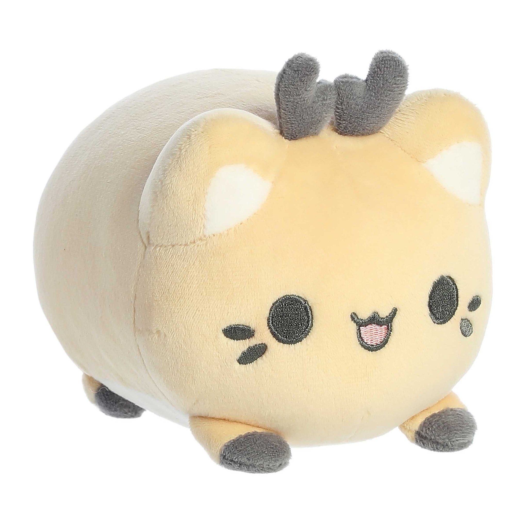 Aurora - Tasty Peach - 7" Cream Reindeer Meowchi Plush - Fundom
